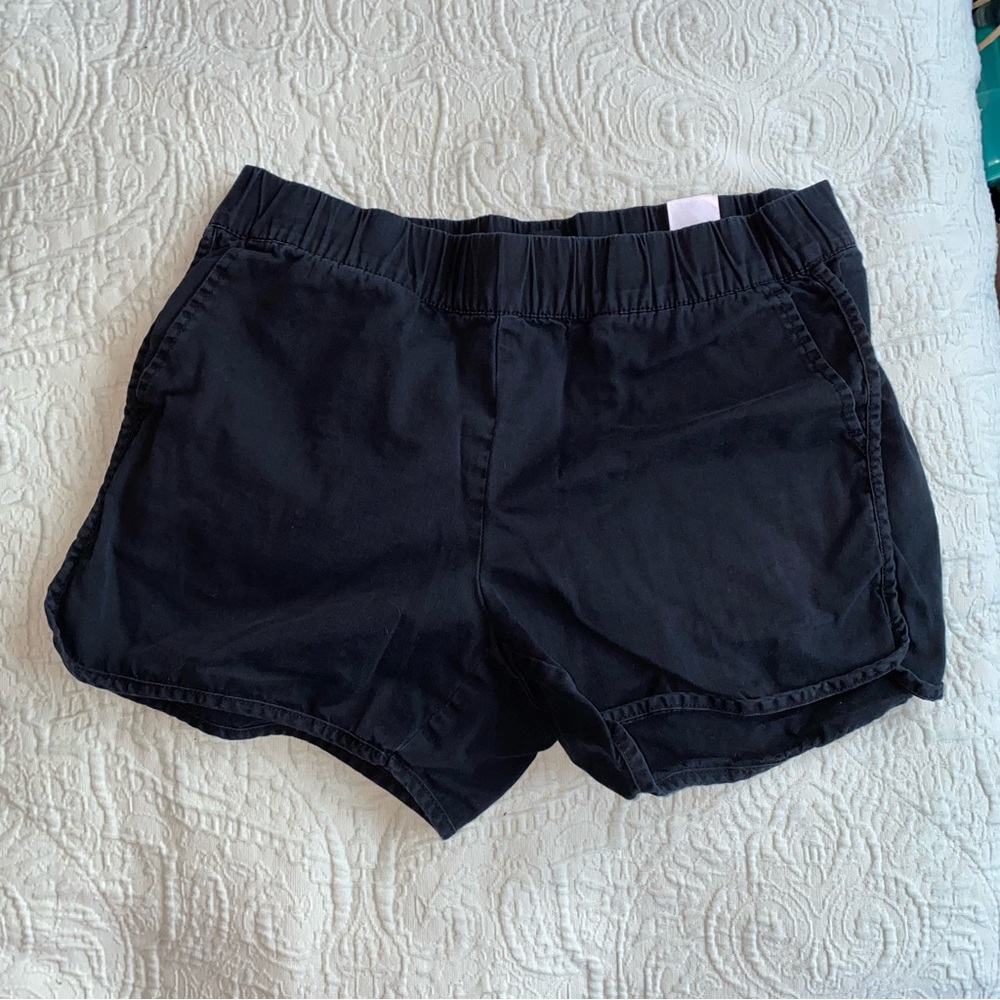 Banana Republic XS Casual Pull-on Shorts 100% Cotton Elastic Waist Side Pockets